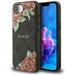 Guess 4G Flowers Print MagSafe case for iPhone 16e - black - Cell phone cases and covers<<<HurtelXML