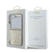 Guess 4G Glitter Script Case for Samsung Galaxy Z Flip 6 - Gold - Cell phone cases and covers<<<HurtelXML