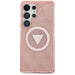 Guess 4G Glitter Triangle Buttons MagSafe Case for Samsung Galaxy S25 Ultra Pink - Cell phone cases