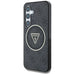 Guess 4G Glitter Triangle Buttons MagSafe case for Samsung Galaxy S25 black - Cell phone cases and covers<<<HurtelXML
