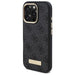 Guess 4G Logo Plate MagSafe Case for iPhone 16 Pro - Black - Cell phone cases and covers<<<HurtelXML