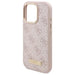 Guess 4G Logo Plate MagSafe Case for iPhone 16 Pro Max - Pink - Cell phone cases and covers<<<HurtelXML