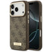 Guess 4G Logo Plate MagSafe case for iPhone 17 Pro - brown - Cell phone cases and covers<<<HurtelXML