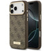 Guess 4G Logo Plate MagSafe Case for iPhone 17 Pro Max - Brown - Cell phone cases and covers<<<HurtelXML