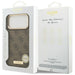 Guess 4G Logo Plate MagSafe Case for iPhone 17 Pro Max - Brown - Cell phone cases and covers<<<HurtelXML
