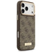 Guess 4G Logo Plate MagSafe Case for iPhone 17 Pro Max - Brown - Cell phone cases and covers<<<HurtelXML