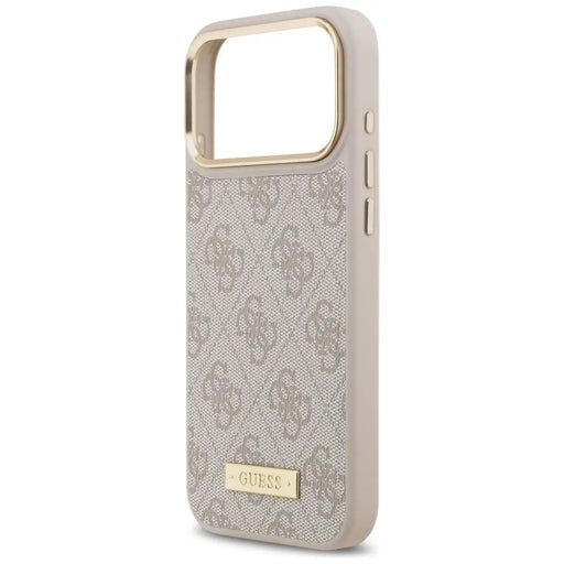 Guess 4G Logo Plate MagSafe Case for iPhone 17 Pro Max - Pink - Cell phone cases and covers<<<HurtelXML