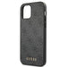 Guess 4G Metal Gold Logo Case for iPhone 12 / 12 Pro - Gray - Cell phone cases and covers<<<HurtelXML