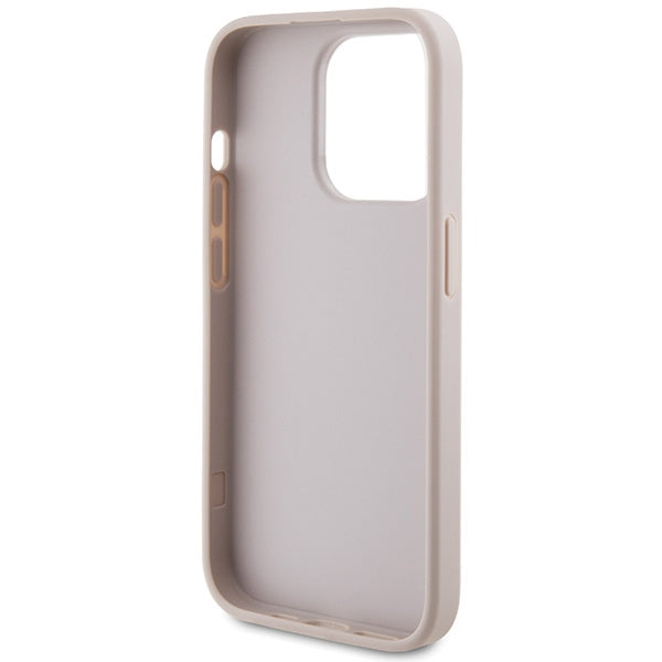 Guess 4G Metal Gold Logo case for iPhone 15 Pro - pink - Cell phone cases and covers<<<HurtelXML