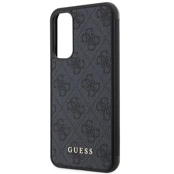 Guess 4G Metal Gold Logo Case for Samsung Galaxy A34 5G - Gray - Cell phone cases and covers<<<HurtelXML