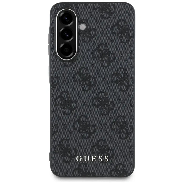 Guess 4G Metal Gold Logo Case for Samsung Galaxy A56 - Black - Cell phone cases and covers<<<HurtelXML