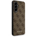 Guess 4G Metal Gold Logo Case for Samsung Galaxy A56 - Brown - Cell phone cases and covers<<<HurtelXML