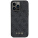 Guess 4G Metal Gold Logo iPhone 15 Pro Case - Gray - Cell phone cases and covers<<<HurtelXML