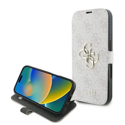 Guess 4G Metal Logo iPhone 16 Case - Pink - Cell phone cases and covers<<<HurtelXML