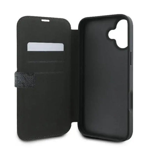 Guess 4G Metal Logo iPhone 16 Plus Case - Black - Cell phone cases and covers<<<HurtelXML