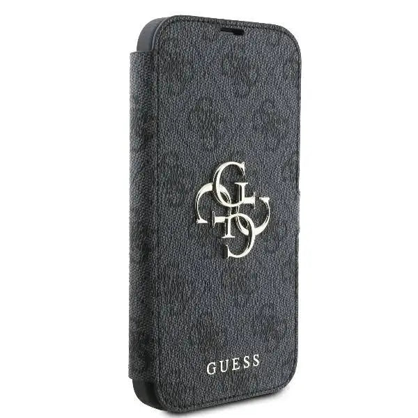 Guess 4G Metal Logo iPhone 16 Plus Case - Black - Cell phone cases and covers<<<HurtelXML