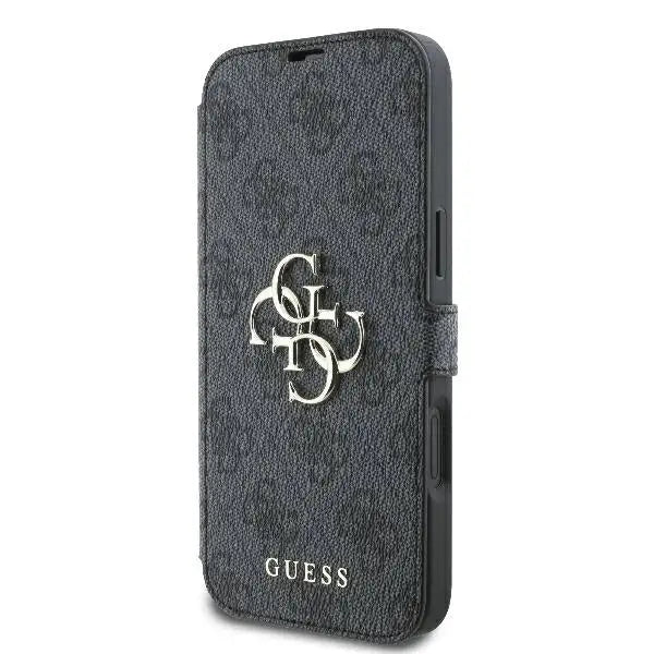 Guess 4G Metal Logo iPhone 16 Plus Case - Black - Cell phone cases and covers<<<HurtelXML