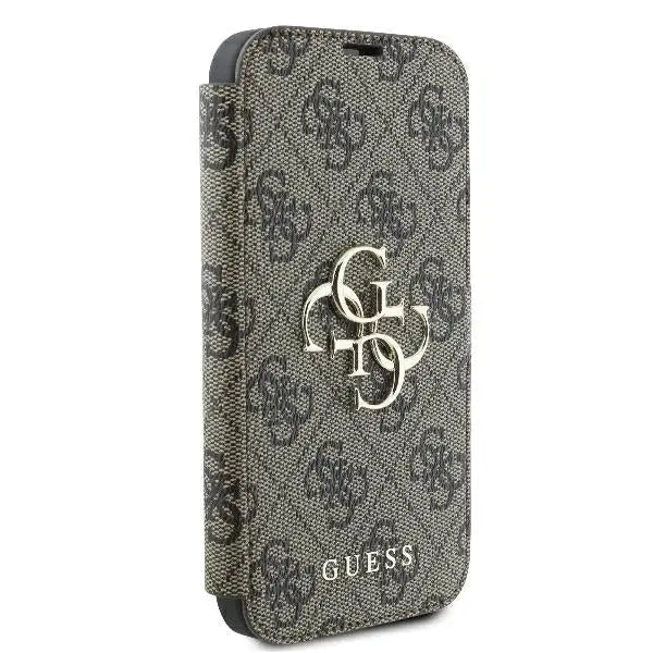 Guess 4G Metal Logo iPhone 16 Plus Case - Brown - Cell phone cases and covers<<<HurtelXML