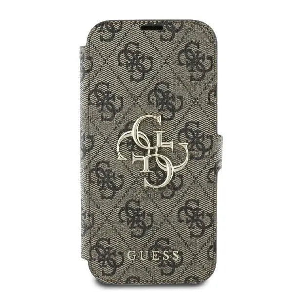 Guess 4G Metal Logo iPhone 16 Plus Case - Brown - Cell phone cases and covers<<<HurtelXML
