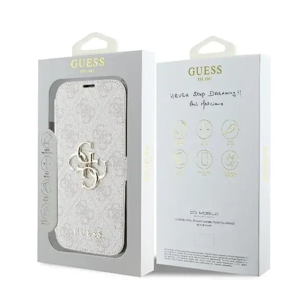 Guess 4G Metal Logo iPhone 16 Pro Case - Pink - Cell phone cases and covers<<<HurtelXML