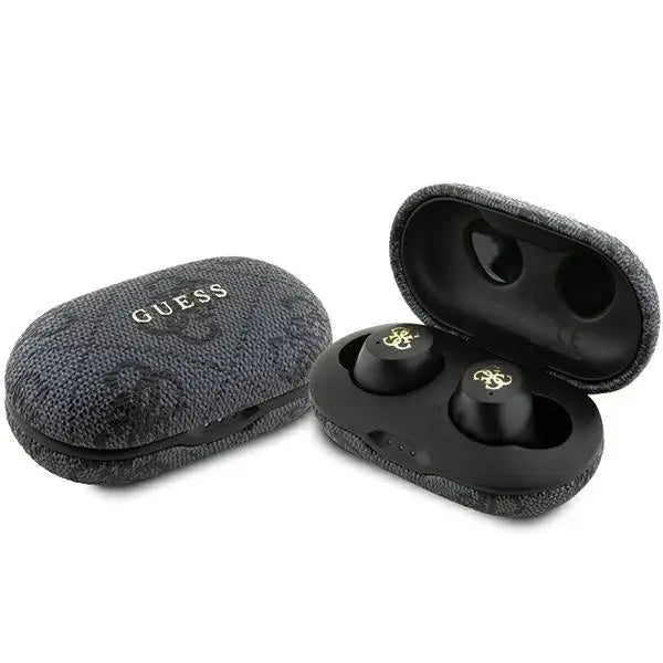 Guess 4G Metal TWS Headphones with ENC Charging Station - Black - Headphones and speakers<<<HurtelXML