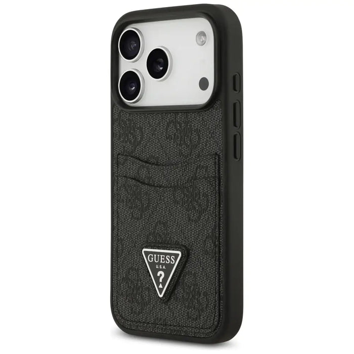 Guess 4G nauble Card Triangle case for iPhone 17 Pro - black - Cell phone cases and covers<<<HurtelXML