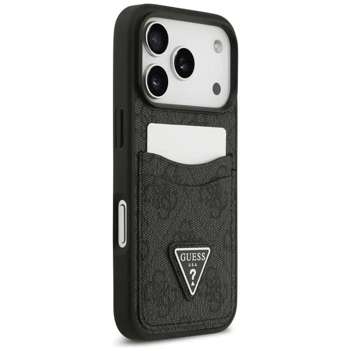 Guess 4G nauble Card Triangle case for iPhone 17 Pro - black - Cell phone cases and covers<<<HurtelXML