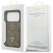Guess 4G Nauble Card Triangle Case for iPhone 17 Pro - Brown - Cell phone cases and covers<<<HurtelXML