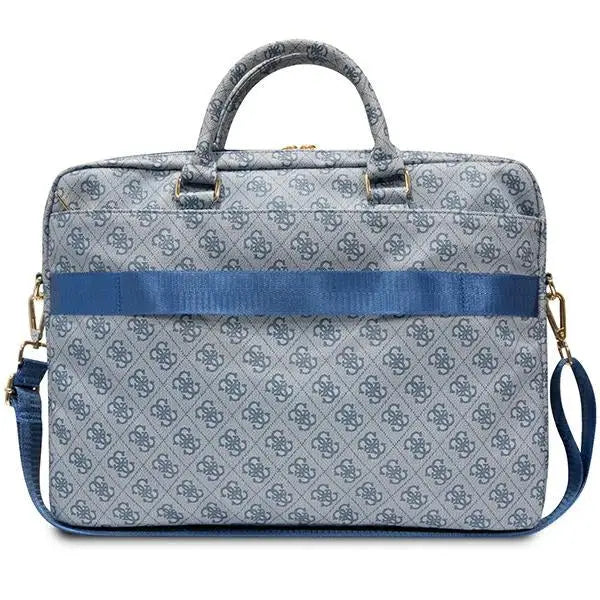 Guess 4G Printed Stripes bag for a 16’’ laptop - blue - Laptop bags<<<HurtelXML