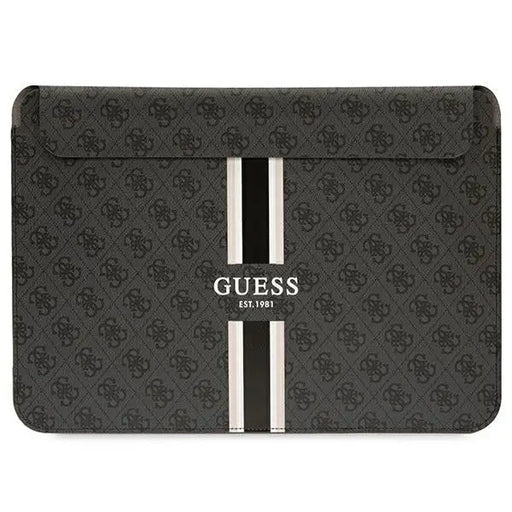 Guess 4G Printed Stripes cover for a 16’’ laptop - black - Laptop bags<<<HurtelXML