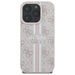 Guess 4G Printed Stripes MagSafe Case for iPhone 16 Pro Max - Pink - Cell phone cases and covers<<<HurtelXML