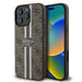 Guess 4G Printed Stripes MagSafe iPhone 16 Pro Case - Brown - Cell phone cases and covers<<<HurtelXML