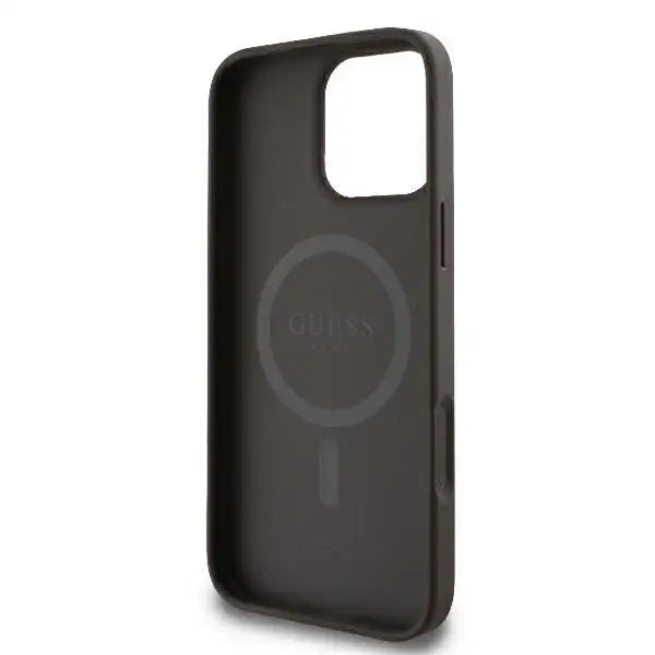 Guess 4G Printed Stripes MagSafe iPhone 16 Pro Case - Brown - Cell phone cases and covers<<<HurtelXML