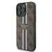 Guess 4G Printed Stripes MagSafe iPhone 16 Pro Case - Brown - Cell phone cases and covers<<<HurtelXML
