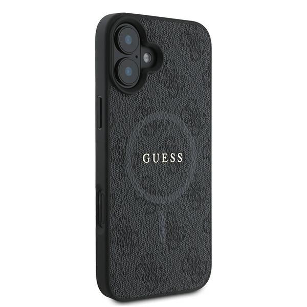 Guess 4G Ring Classic Logo MagSafe case for iPhone 16 Plus - black - Cell phone cases and covers<<<HurtelXML