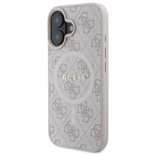 Guess 4G Ring Classic Logo MagSafe iPhone 16 Case - Pink - Cell phone cases and covers<<<HurtelXML