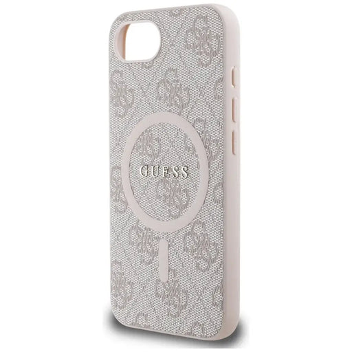Guess 4G Ring Classic Logo MagSafe iPhone 16e Case - Pink - Cell phone cases and covers<<<HurtelXML
