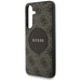 Guess 4G Round Patch Classic Logo MagSafe Case for Samsung Galaxy S25 Plus Brown - Cell phone cases