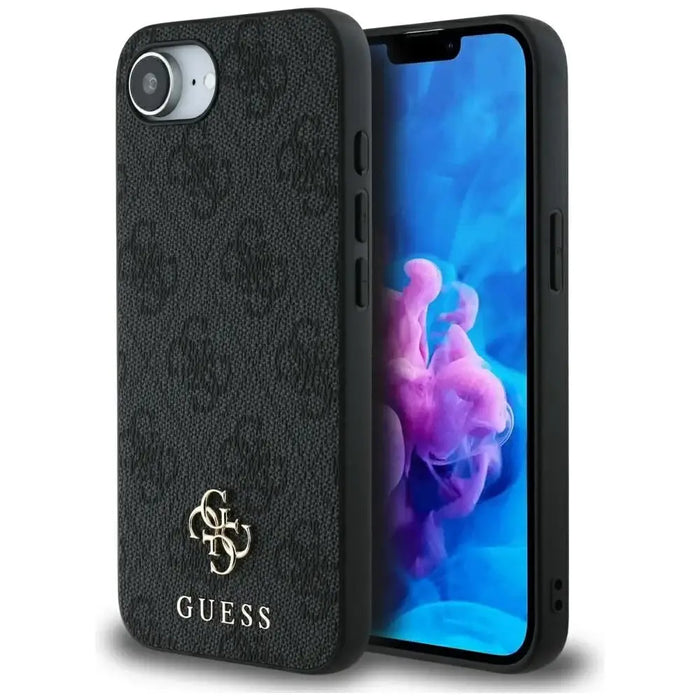 Guess 4G Small 4G and Classic MagSafe case for iPhone 16e - black - Cell phone cases and covers<<<HurtelXML
