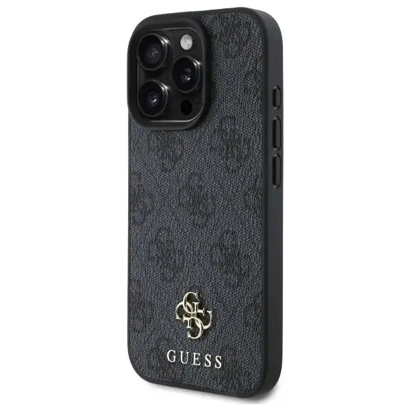 Guess 4G Small Classic MagSafe case for iPhone 16 Pro - black - Cell phone cases and covers<<<HurtelXML