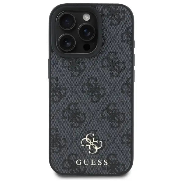 Guess 4G Small Classic MagSafe case for iPhone 16 Pro - black - Cell phone cases and covers<<<HurtelXML