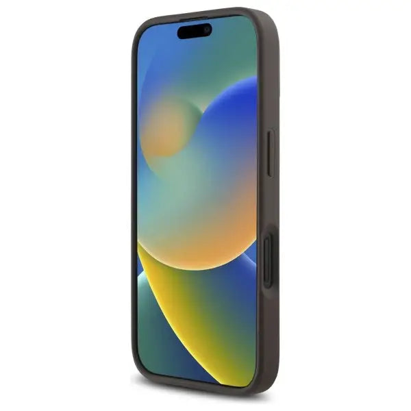 Guess 4G Small Classic MagSafe iPhone 16 Case - Brown - Cell phone cases and covers<<<HurtelXML