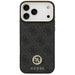 Guess 4G Srtass Logo & Big Strap Metal Buttons MagSafe Case for iPhone 17 Pro Max - Black - Cell phone cases
