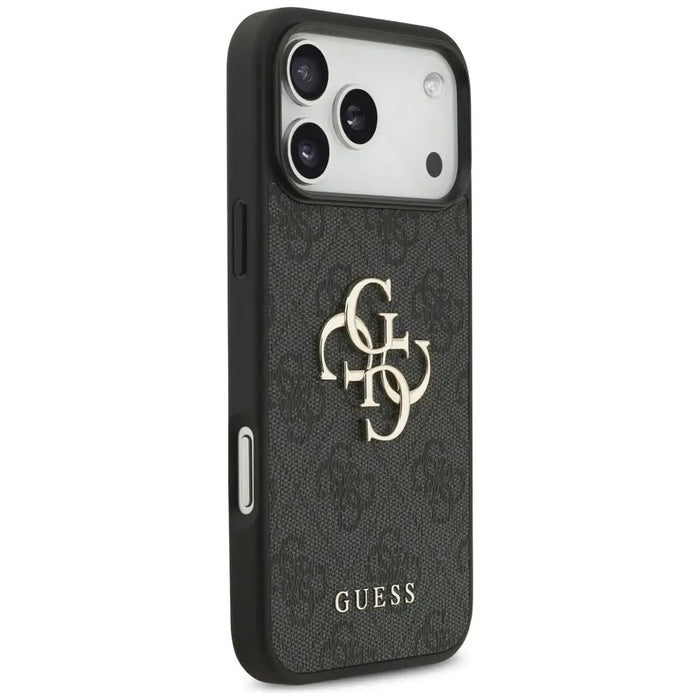 Guess 4G Strap 4G Classic Logo case for iPhone 17 Pro Max - black - Cell phone cases and covers<<<HurtelXML