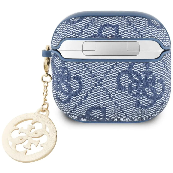 Guess 4G Strass Charm Case for AirPods 4 - Blue - Cell phone cases and covers<<<HurtelXML