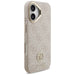 Guess 4G Strass Logo & Big Strap Metal Buttons MagSafe Case for iPhone 17 - Pink - Cell phone cases