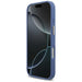 Guess 4G Strass Logo & Big Strap Metal Buttons MagSafe Case for iPhone 17 - Blue - Cell phone cases