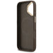 Guess 4G Strass Logo & Big Strap Metal Buttons MagSafe Case for iPhone 17 - Brown - Cell phone cases