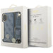 Guess 4G Strass Logo & Big Strap Metal Buttons MagSafe Case for iPhone 17 - Blue - Cell phone cases