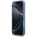 Guess 4G Strass Logo & Big Strap Metal Buttons MagSafe Case for iPhone 17 Pro - Blue - Cell phone cases